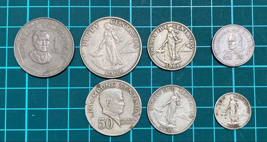 リクエスト品】外国コイン フィリピン 旧硬貨 5ペソ 1975年