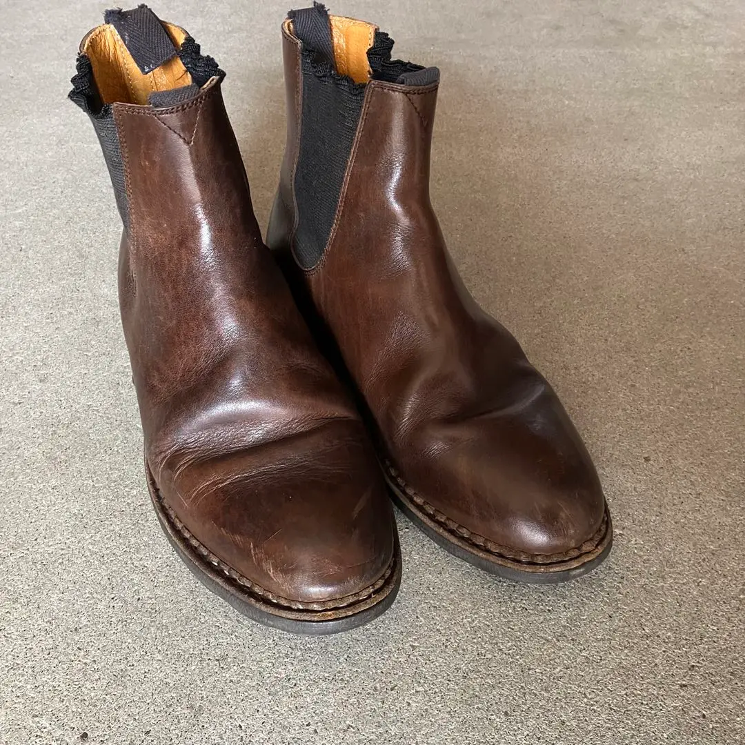 paraboot パラブーツ mamege マネージサイドゴア uk6.5