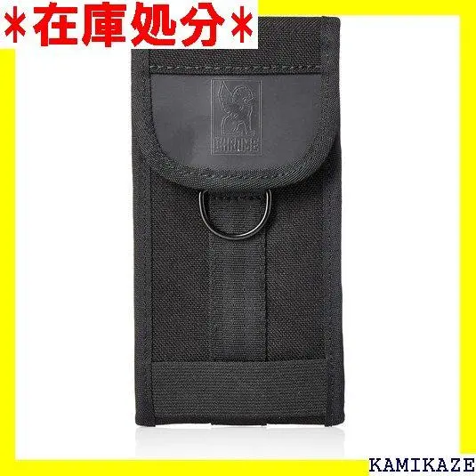 CHROME ブラック メッセンジャーバッグ　ラージ フォン ポーチ付き Large Phone Pouch