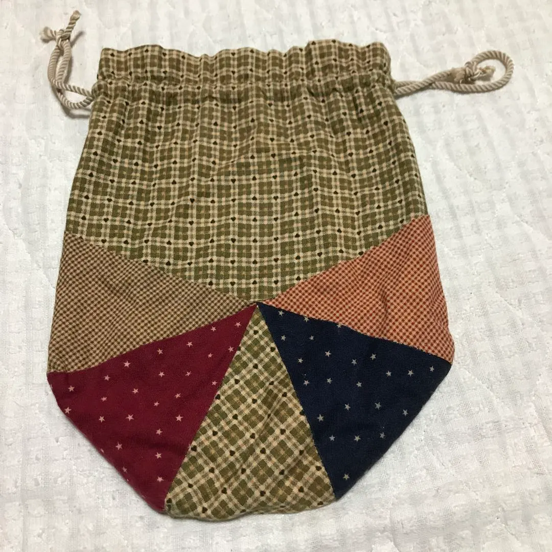 Thumbnail of Drawstring bag patchwork