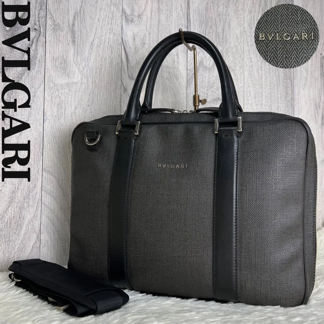 未使用品✨BVLGARI ブルガリ　アーバン2way ツーウェイ　ブリーフケース BVLGARI ブルガリ ビジネスバッグ バッグ ショルダーバッグ 2way