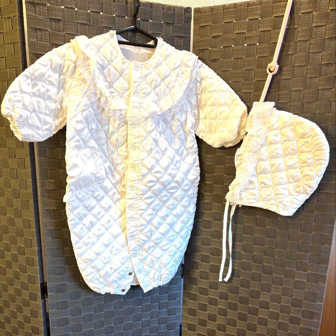 Thumbnail of White Quilted Ceremony Suit with Hat