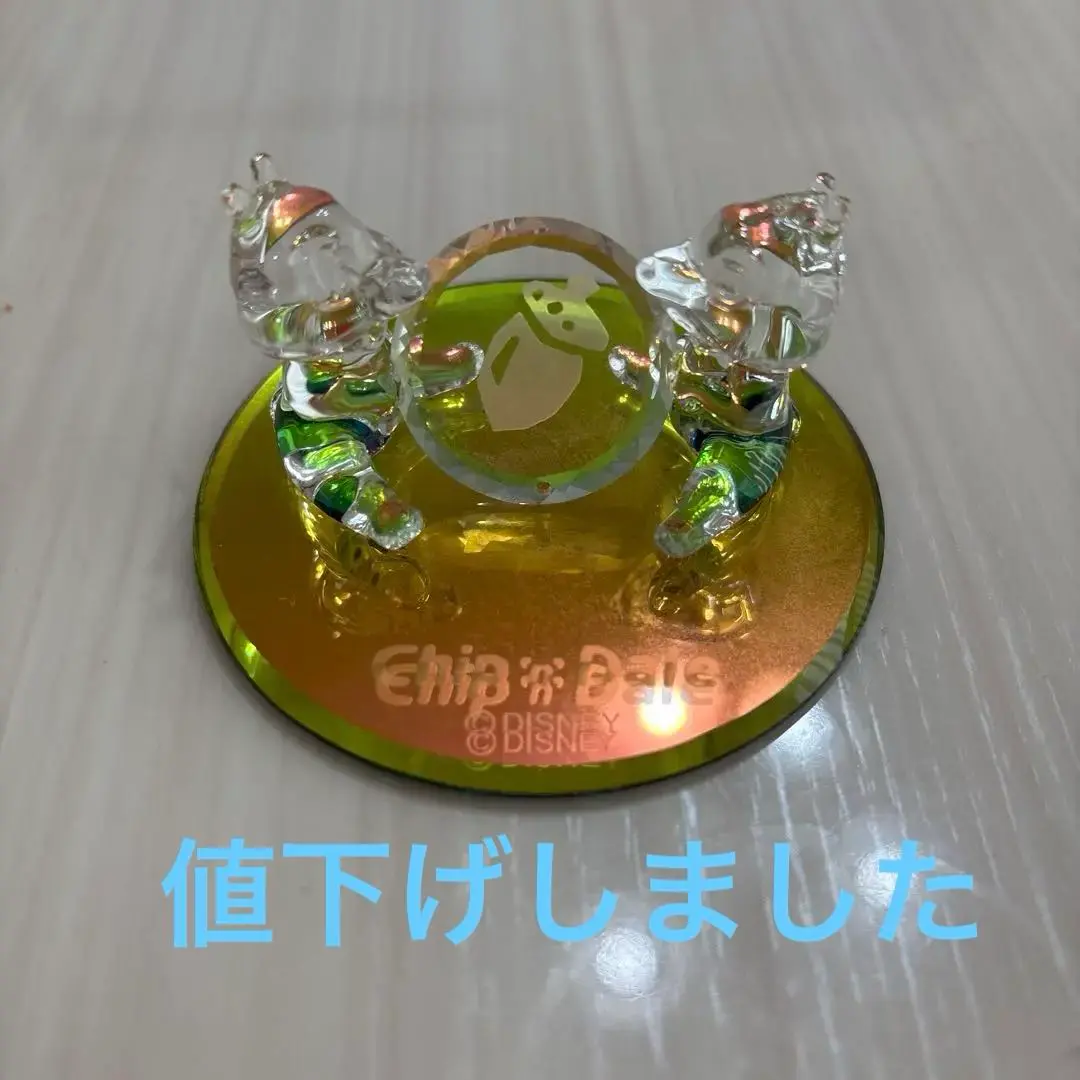 ディズニークリスタル置物9点セット 東京ディズニーランド40周年 記念 3Dキューブ クリスタル 置物