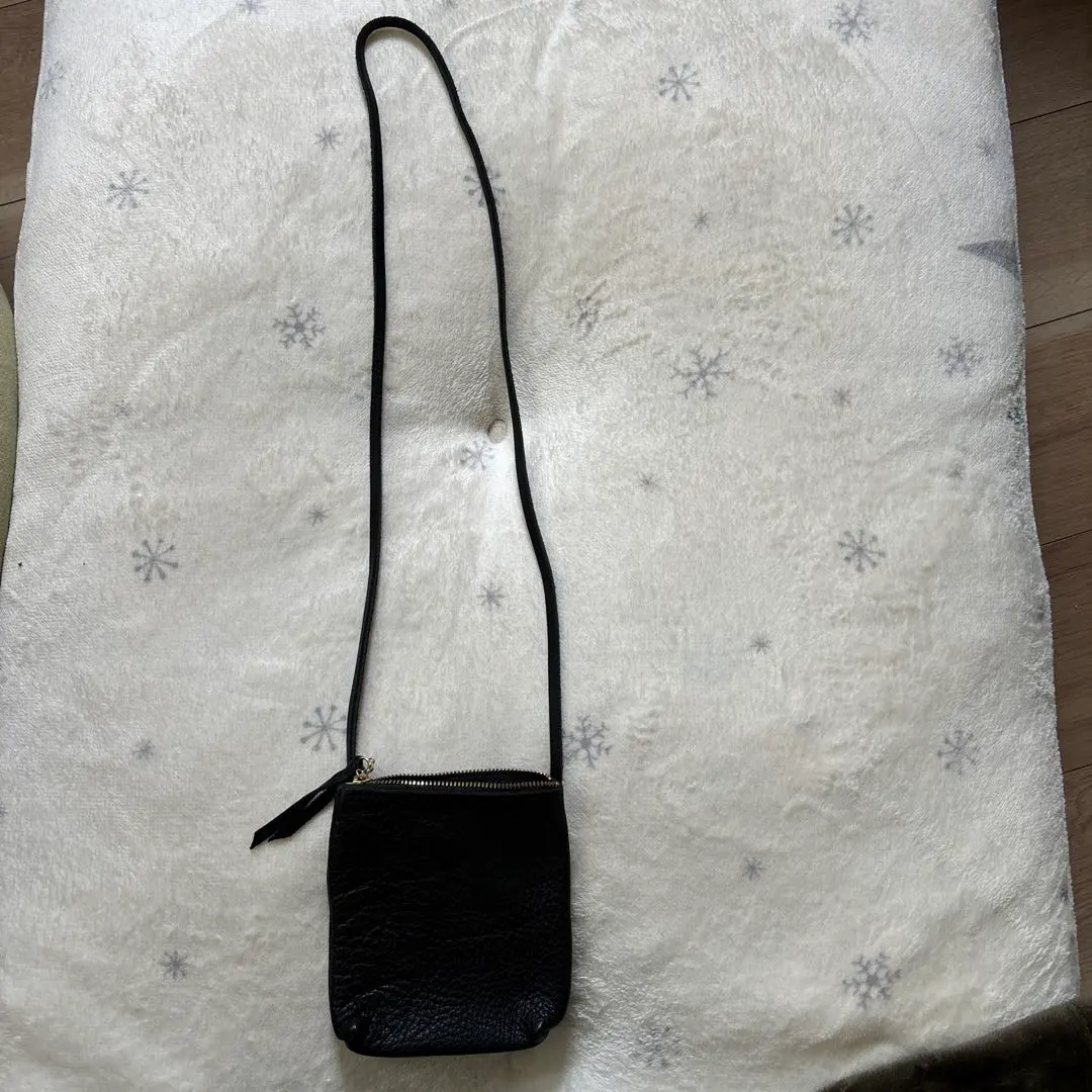 Thumbnail of Black Leather Sacoche Shoulder Bag