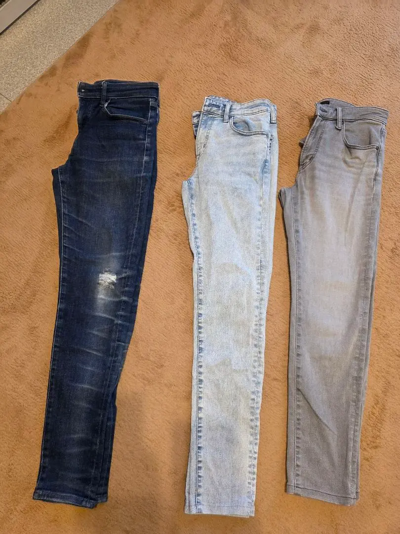 UNIQLO 特級彈性緊身牛仔褲 3 件組 尺寸 29 的縮圖
