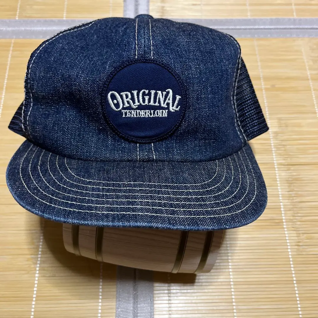 TENDERLOIN テンダーロイン デニムワークキャップ キャスケット L TENDERLOIN 'T-WORK CAP CHAMBRAY'ワークキャップ シャンブレー