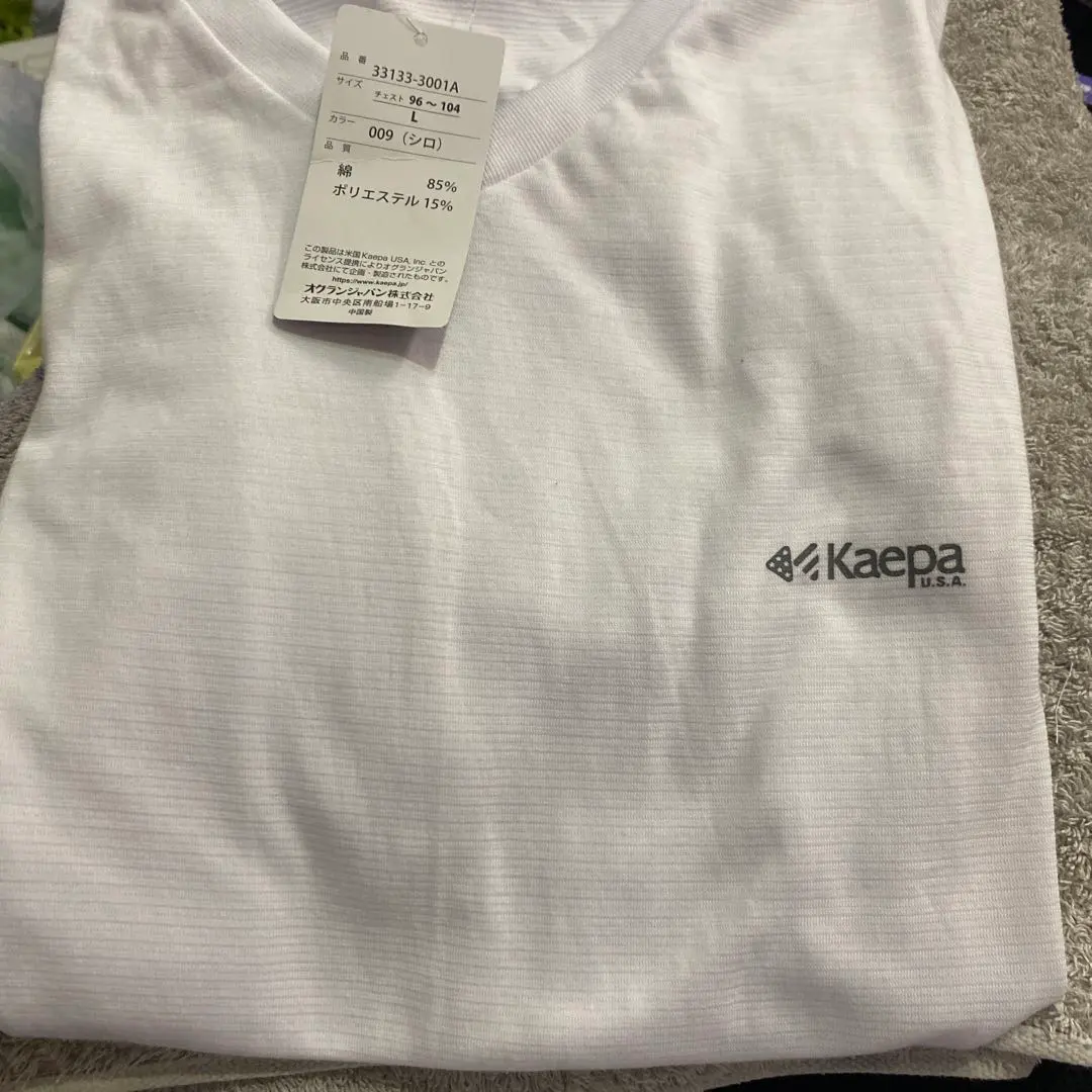 Kaepa V領T恤 L尺寸 白色 的縮圖