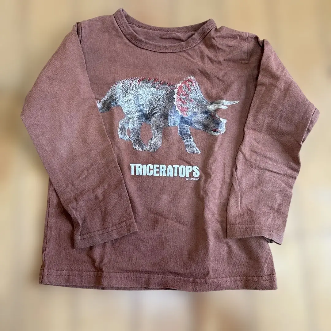 Thumbnail of Triceratops Long Sleeve Cut and Sew, Size 110