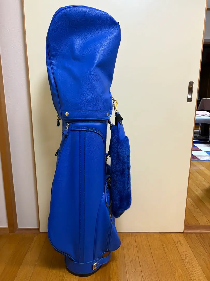 BALENCIAGA ゴルフバッグ キャディバッグ PUレザー ブルー BALENCIAGA ゴルフバッグ キャディバッグ PUレザー ブルー