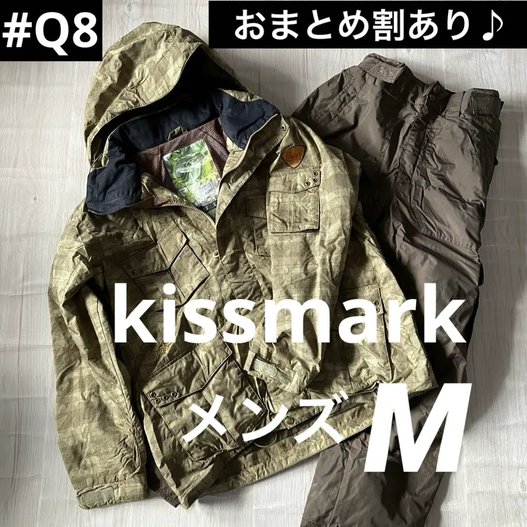 kissmark - Kissmark スノボウェア　スキーウェア　ジャケット　カモフラ　メンズ　S kissmark - Kissmark スノボウェア スキーウェア ジャケット