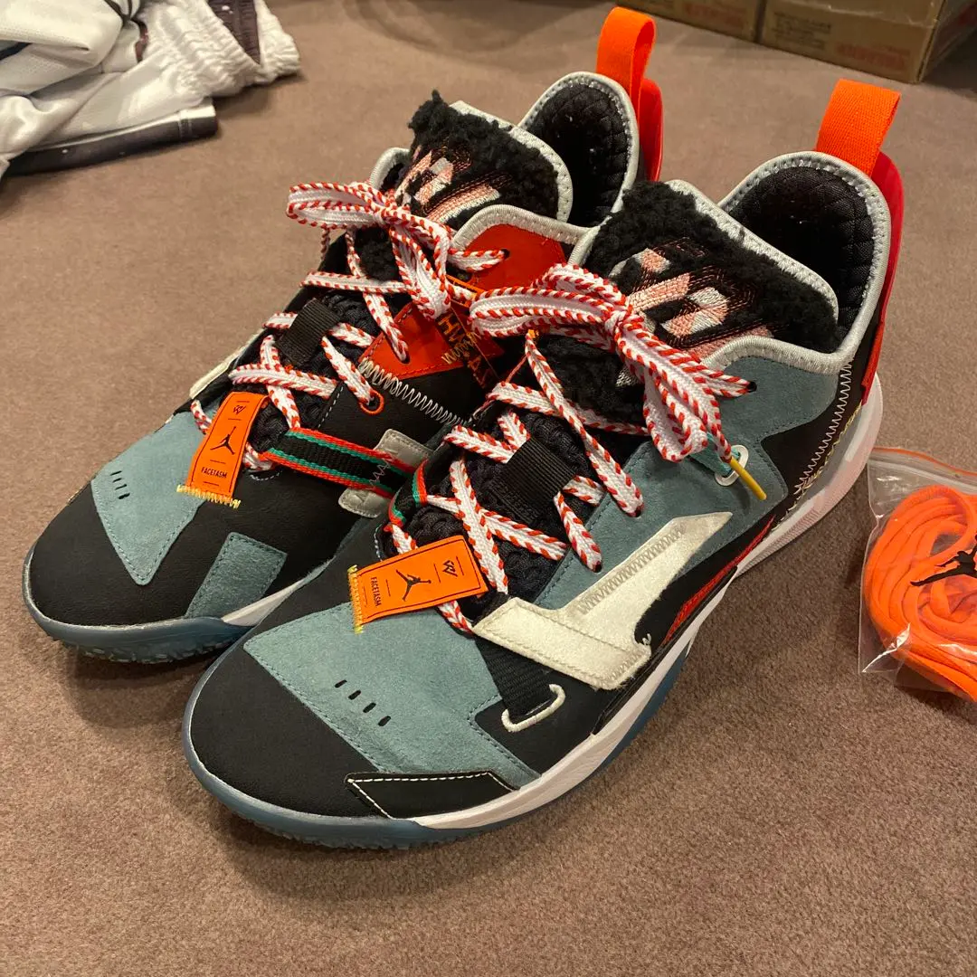 JORDAN WHY NOT Zer0.4 × facetasm 28cm 美品 Buy FACETASM x Jordan Why Not Zer0.4 Premium 'Smokey Blue