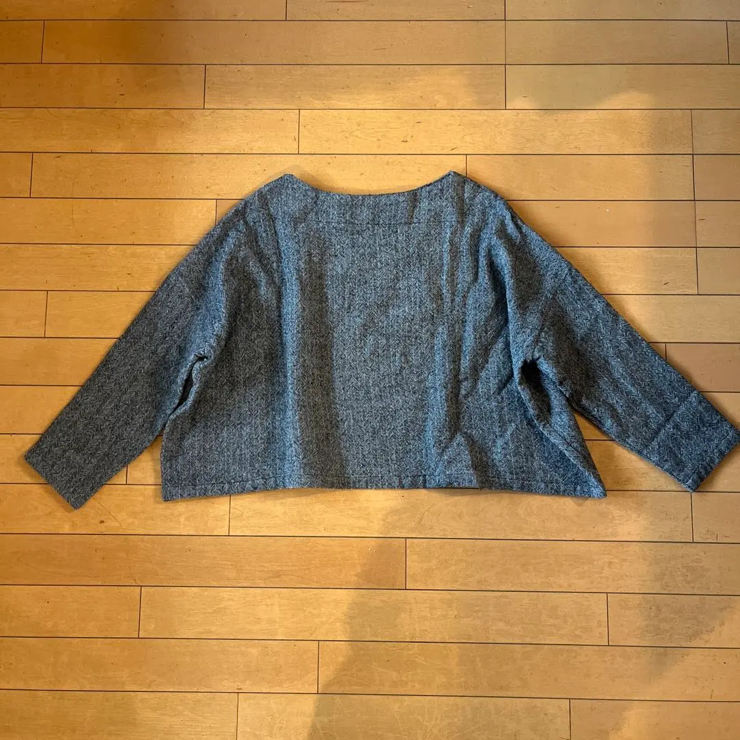 Thumbnail of mizuiroind Wool Herringbone Pullover Wide & Relaxed