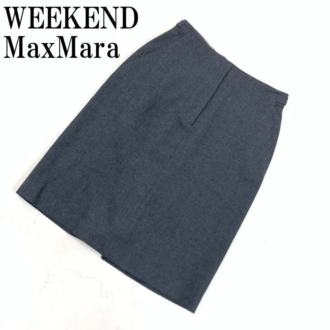 Thumbnail of LA5220 Weekend Max Mara Pencil Skirt Gray 42