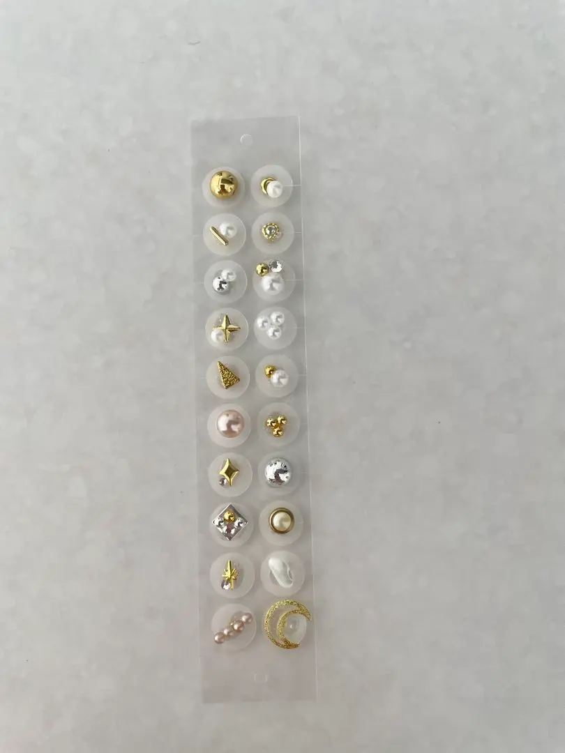 Thumbnail of 20 Ear Piercing Jewelry Stickers - Gold Design