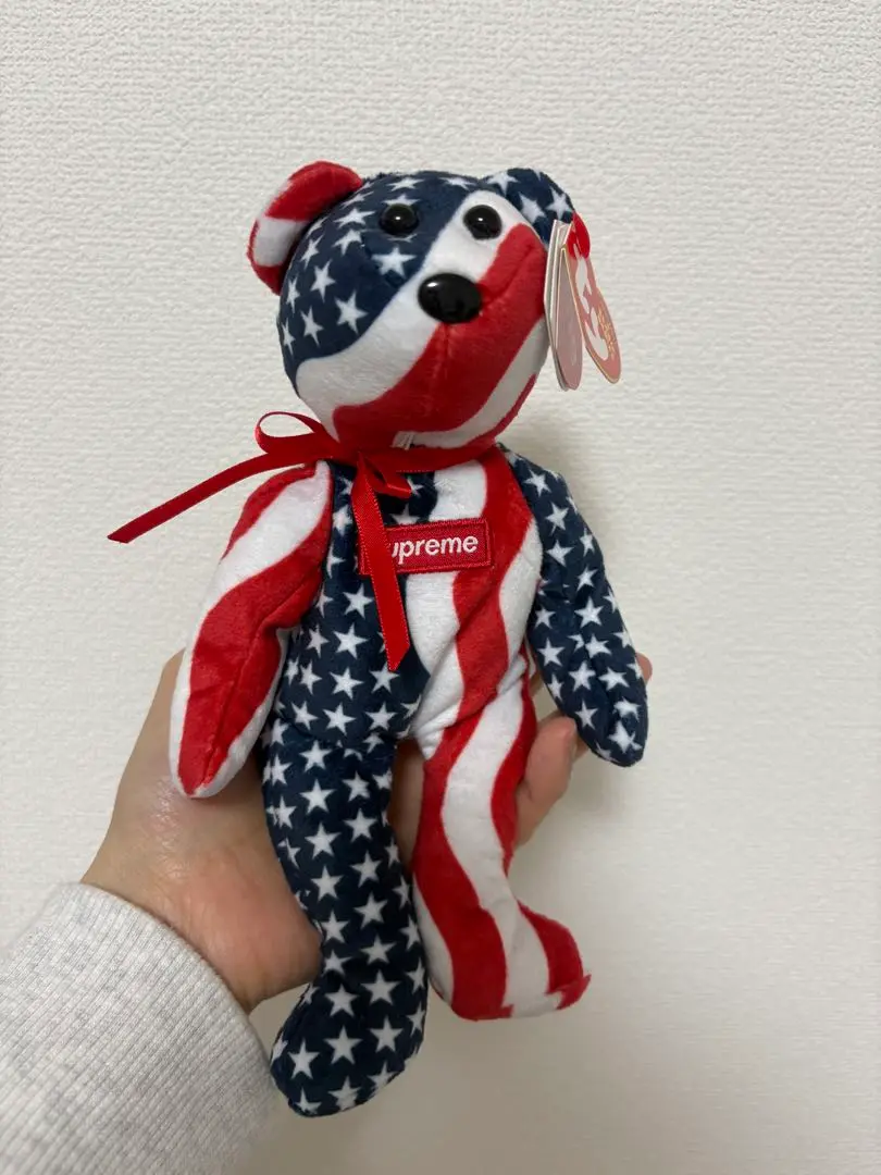 ぬいぐるみ Supreme - Supreme / ty Beanie Baby &quot;Flag&quot; Supreme x TY Beanie Baby U.S.A. “Flag” Red, White, & Blue