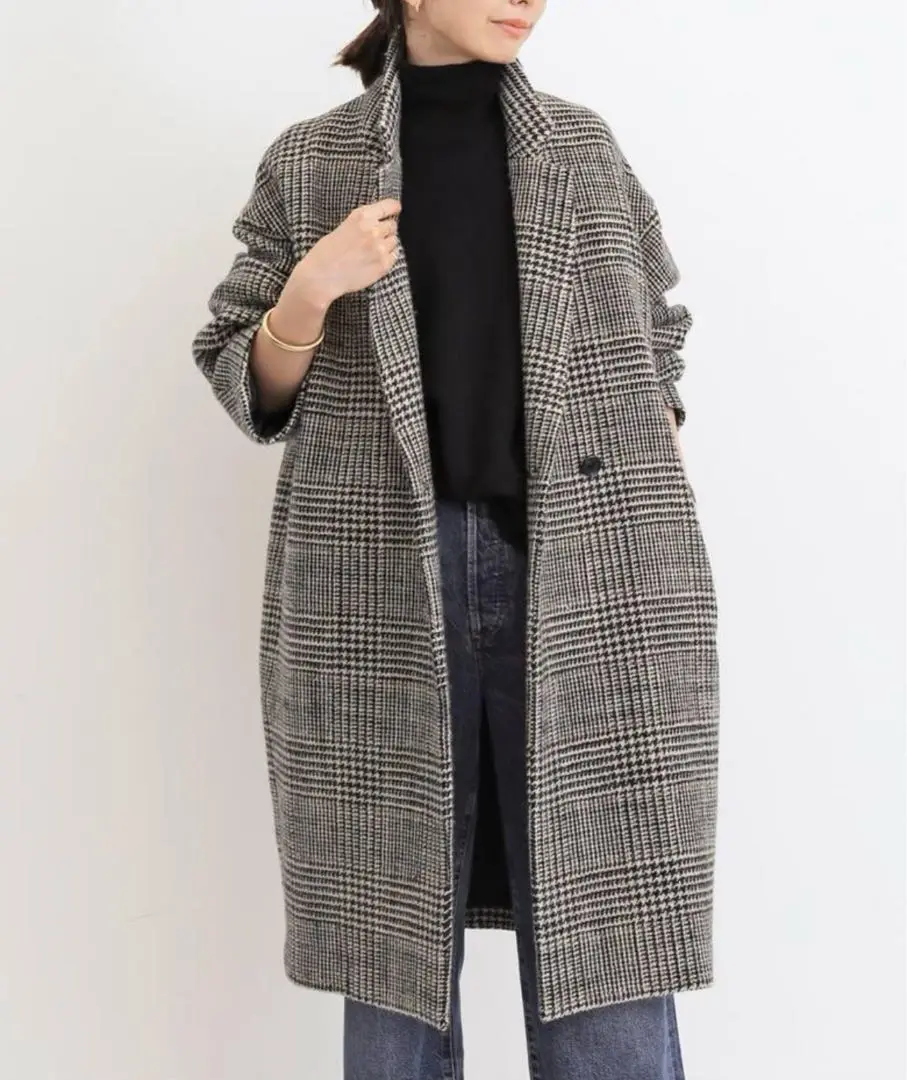 【最終価格】L'Appartement LISIERE CHECK W COAT 2025年最新】lisiere check wの人気アイテム - メルカリ