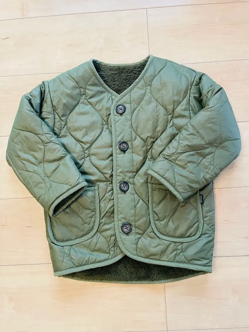Thumbnail of [green label] Reversible Quilted Outerwear 115cm, Khaki