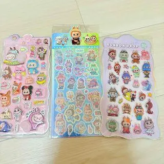 Thumbnail of Character stickers 3-sheet set