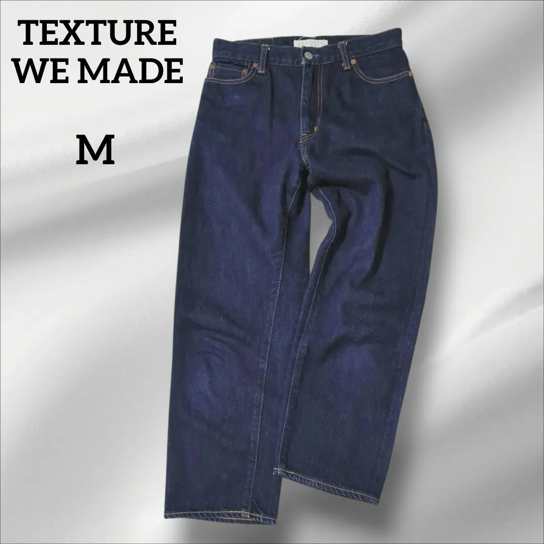 TEXTURE WE MADE 新品 ストレートデニム 38サイズ 日本製 TEXTURE WE MADE テクスチャーウィーメイド デニム ジーンズ