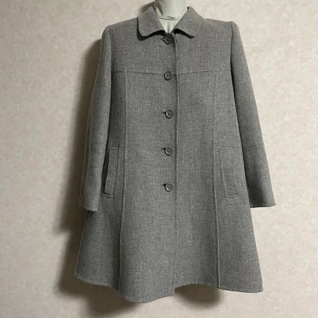 Thumbnail of Belponetti Gray Wool Coat with Buttons