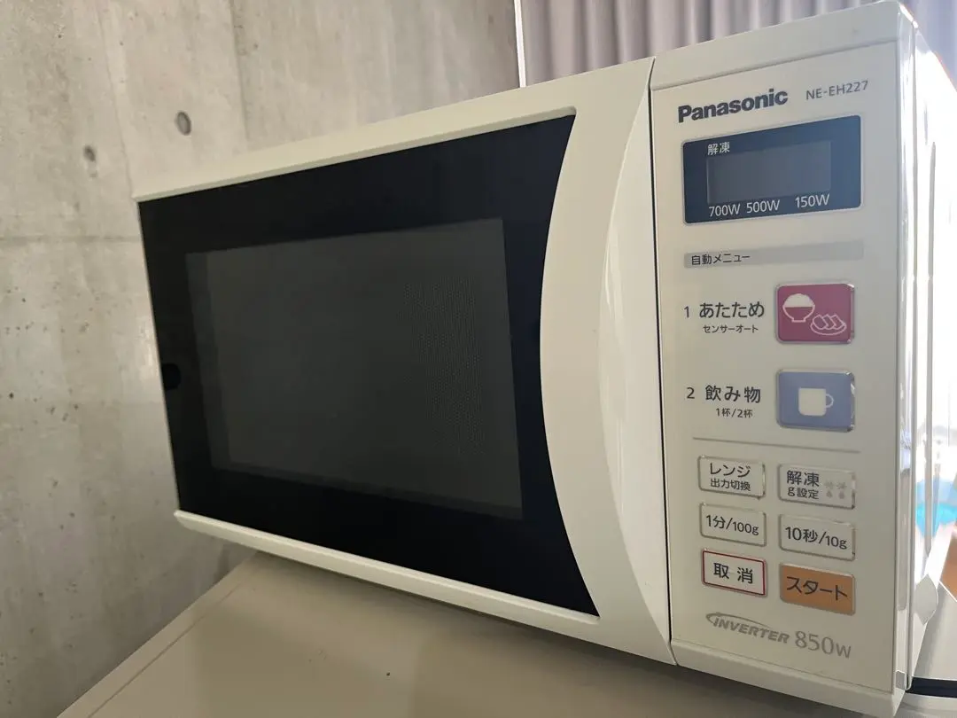 美品！パナソニック　電子レンジ　NE-EH227-W　850W Amazon | パナソニック 単機能レンジ 22L ホワイト NE-EH227-W