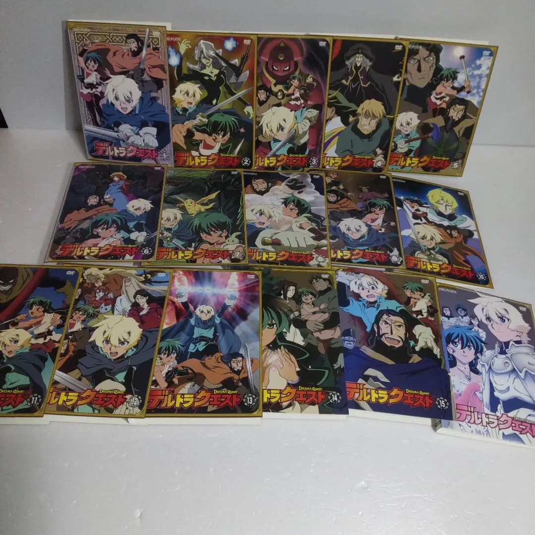 新品ケース交換済み デルトラクエスト DVD全16巻セット