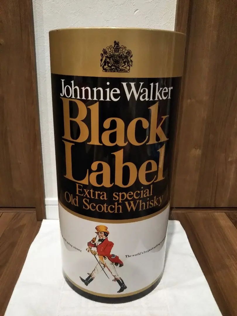 JOHNNY　WALKER　ジョニーウォーカー　昭和レトロ　ヴィンテージ　ゴミ箱 ジョニーウォーカー ゴミ箱 昭和レトロ ヴィンテージ - メルカリ