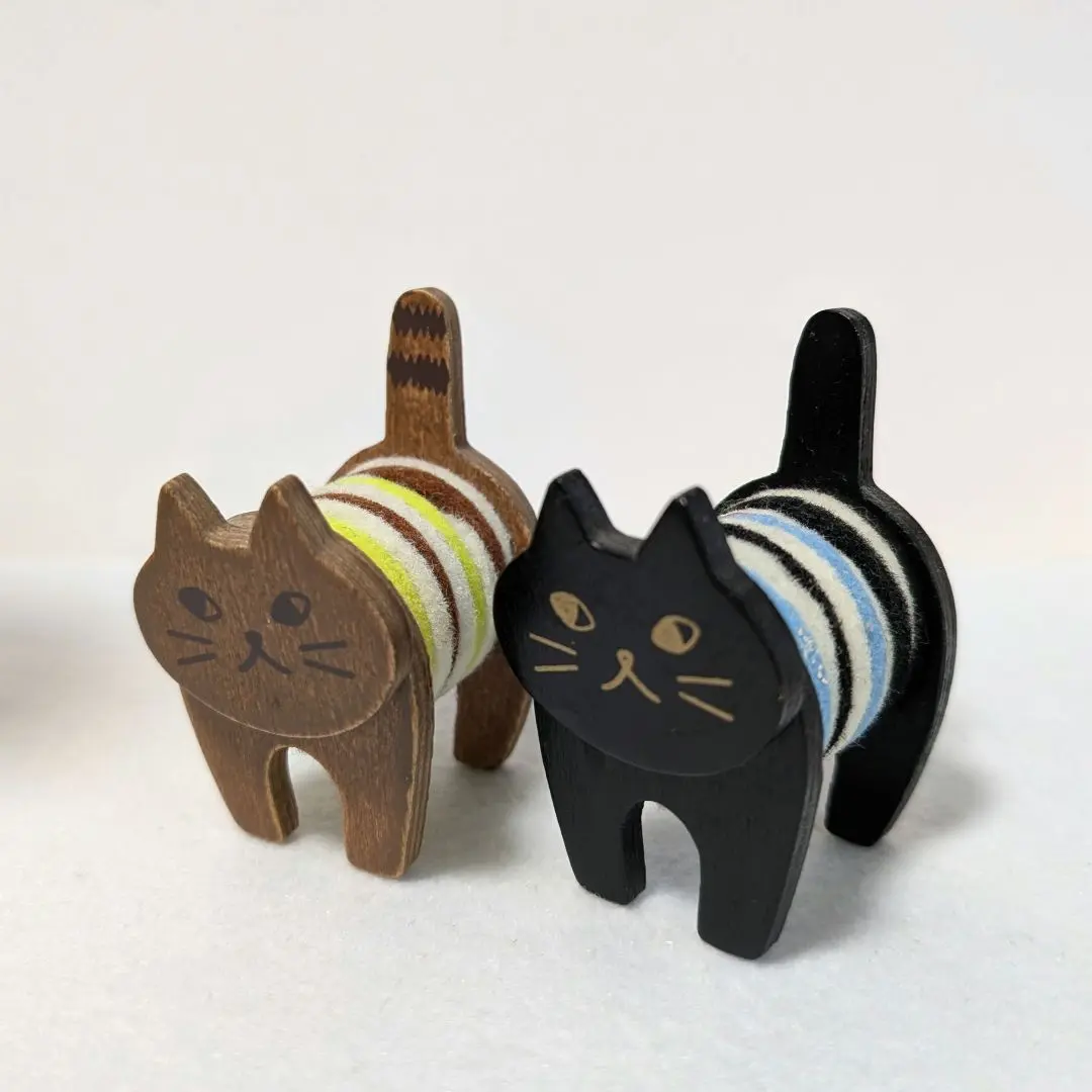 DECOLE デコレ メモスタンド セット 木製 レトロ アンティーク