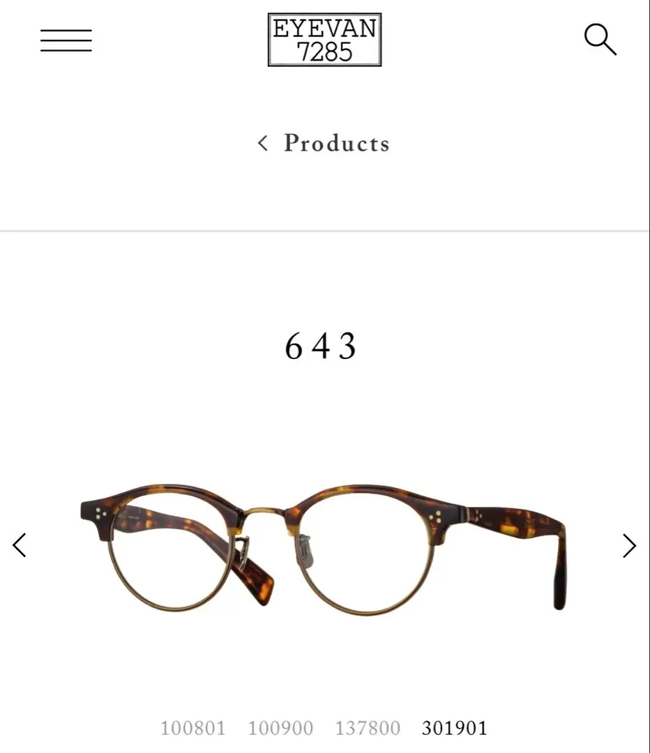 小物 eyevan7285 717 col.112802 MODEL 717 | EYEVAN 7285