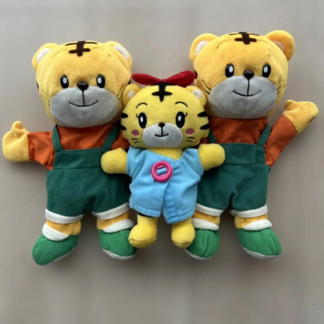 しまじろう　ぬいぐるみ　パペット　初代と2代目　こどもたゃれんじ　進撃のノア しまじろう パペット 初代 ぬいぐるみ 進撃のノア｜Yahoo!フリマ