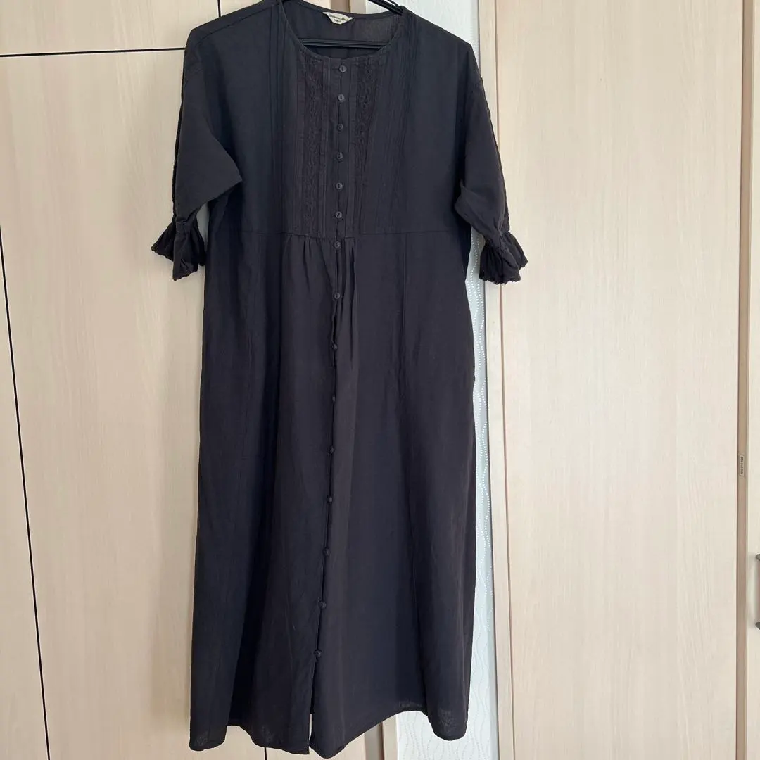 Thumbnail of Samansa Mos2 Lace Dress, Navy and Charcoal, Excellent Condition, F (Free Size)