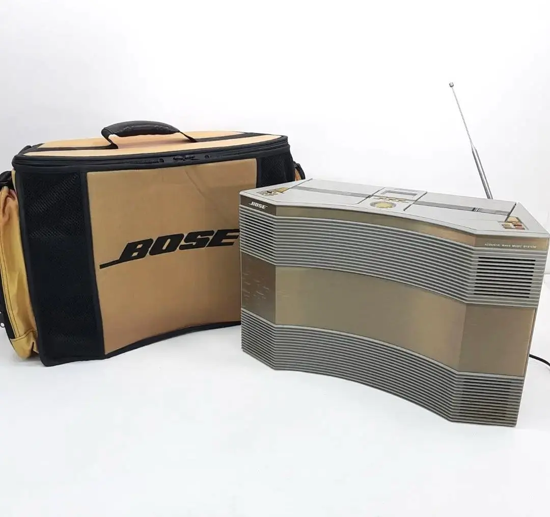 ☆CD/ラジオ動作品☆　名機　Bose AW-1D　ケース付き美品 BOSE - 内蔵Bluetooth変更可能ボーズBOSE AW-1D整備品専用バッグ