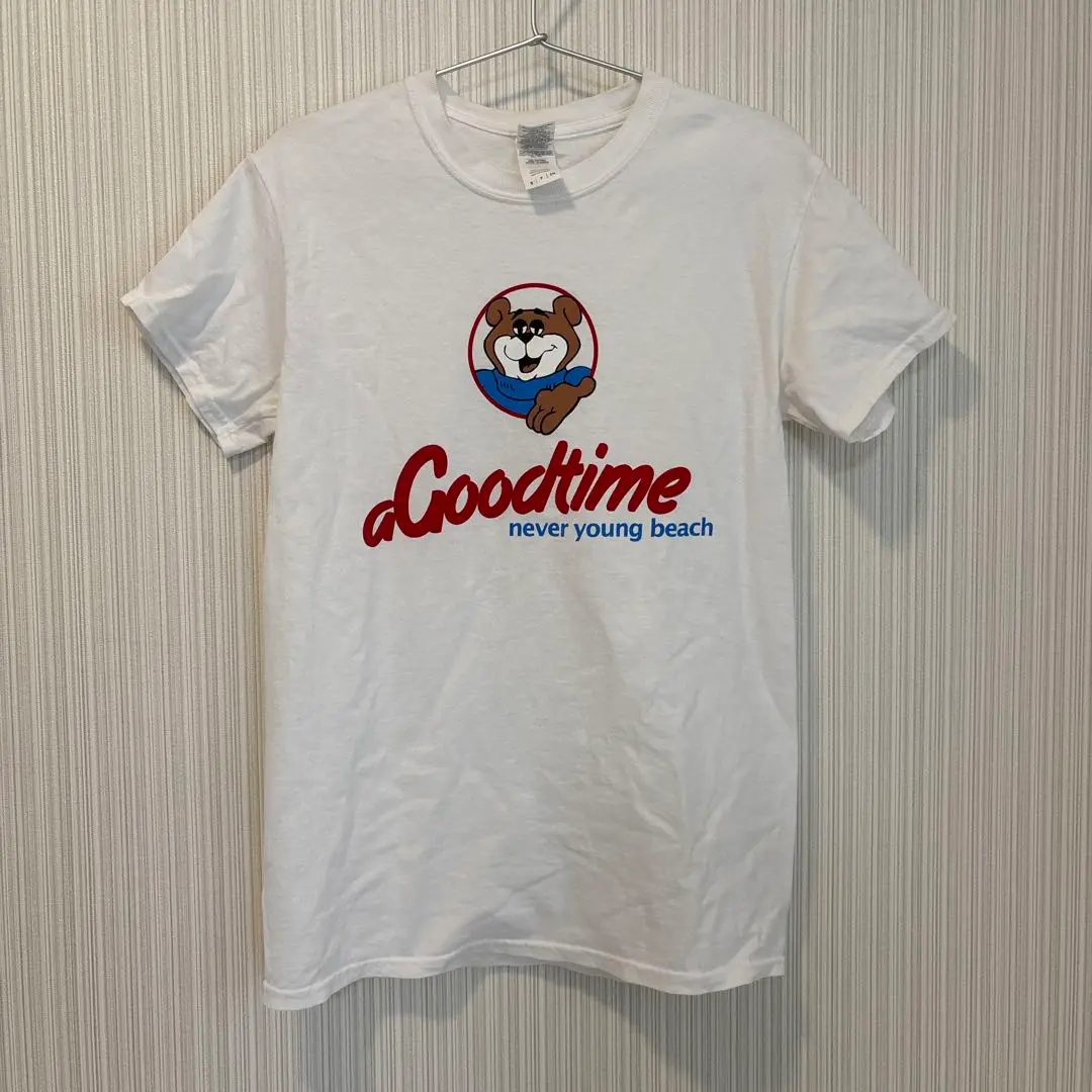 ミュージシャン never young beach 10th anv. salmon Tee L never young beach 10th anv. salmon Tee L - メルカリ