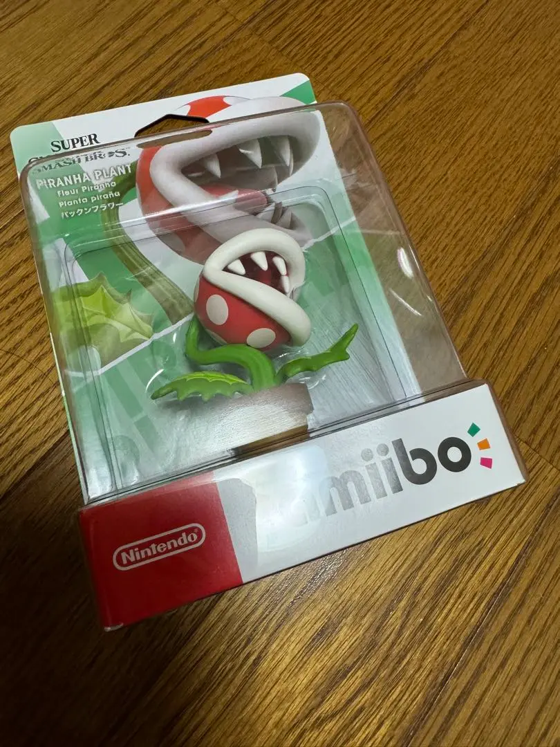 任天堂 - amiibo アミーボ   パックンフラワー　大乱闘スマッシュブラザーズ ゲオ公式通販サイト/ゲオオンラインストア【新品】amiibo