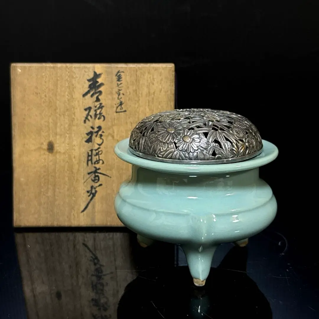 九谷焼:花鳥図銀火屋付香炉 2025年最新】銀火屋香炉の人気アイテム - メルカリ