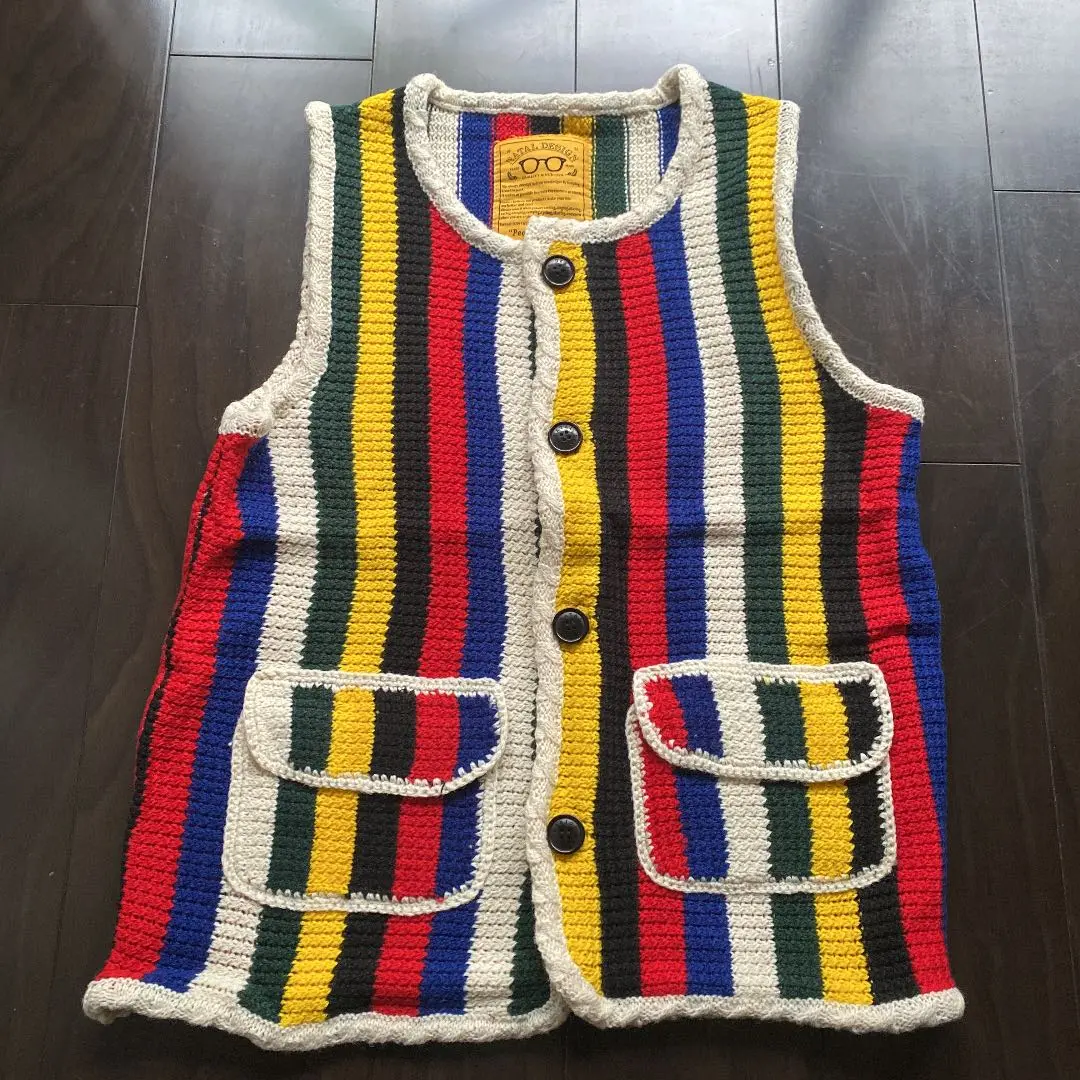 NATAL DESIGN - ＊ネイタルデザイン レイヤード ベスト ウール切替 ベスト M m52578852619_1.jpg?1665294439