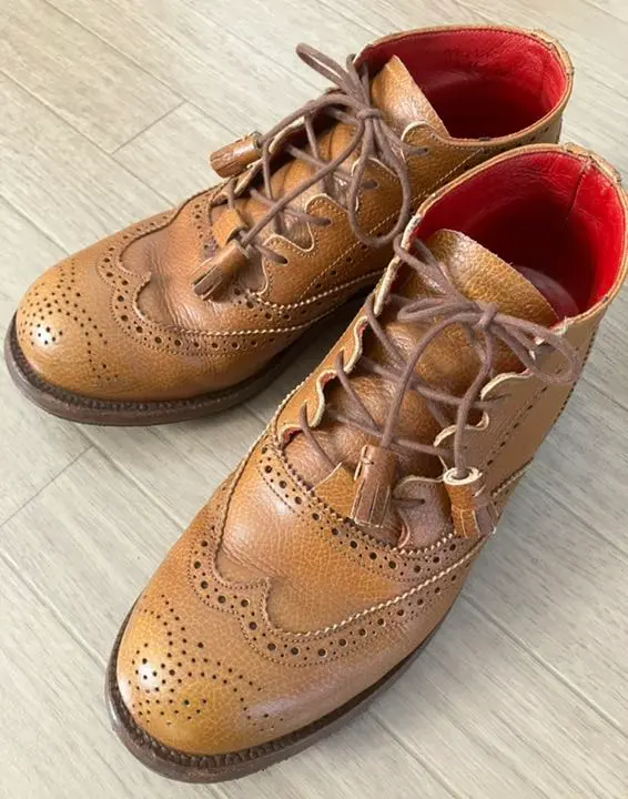 トリッカーズ　ブラウンレザー ウィングチップ ローファー 2025年最新】tricker's トリッカーズ ローファーの人気アイテム