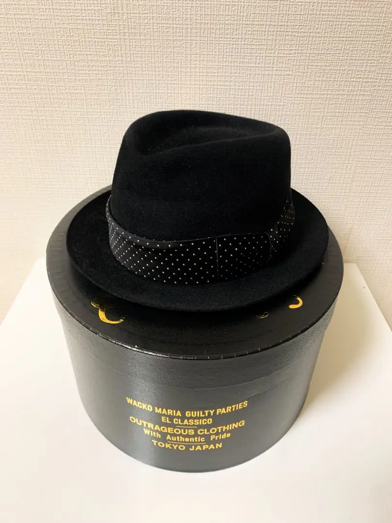 ワコマリア　WACKO MARIA　ハット　　ブラック　サイズXL　箱付き 2025年最新】wacko maria ハット xlの人気アイテム - メルカリ