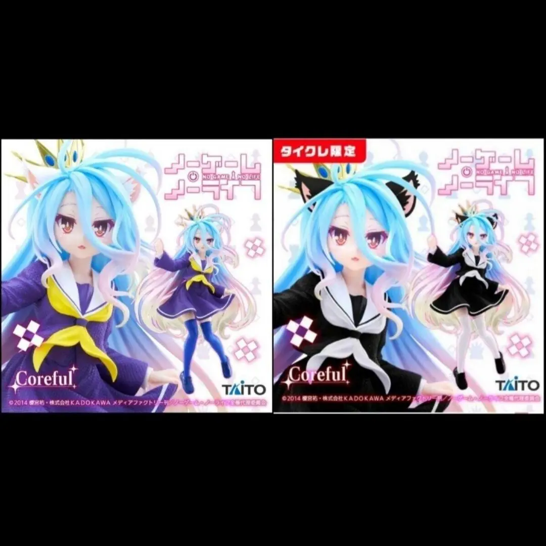 ノーゲーム・ノーライフ Desktop Cute フィギュア 白?猫耳T