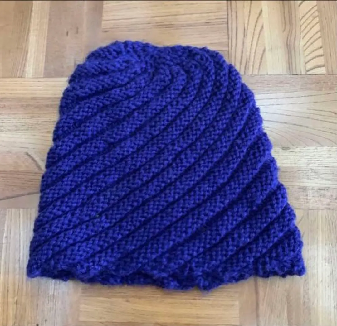 Thumbnail of Knit cap, hat, purple, violet