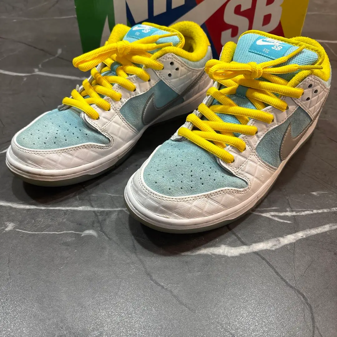 FTC Nike SB Dunk Low White/Blue 銭湯ダンク FTC × ナイキ SB ダンク ロー プロ 
