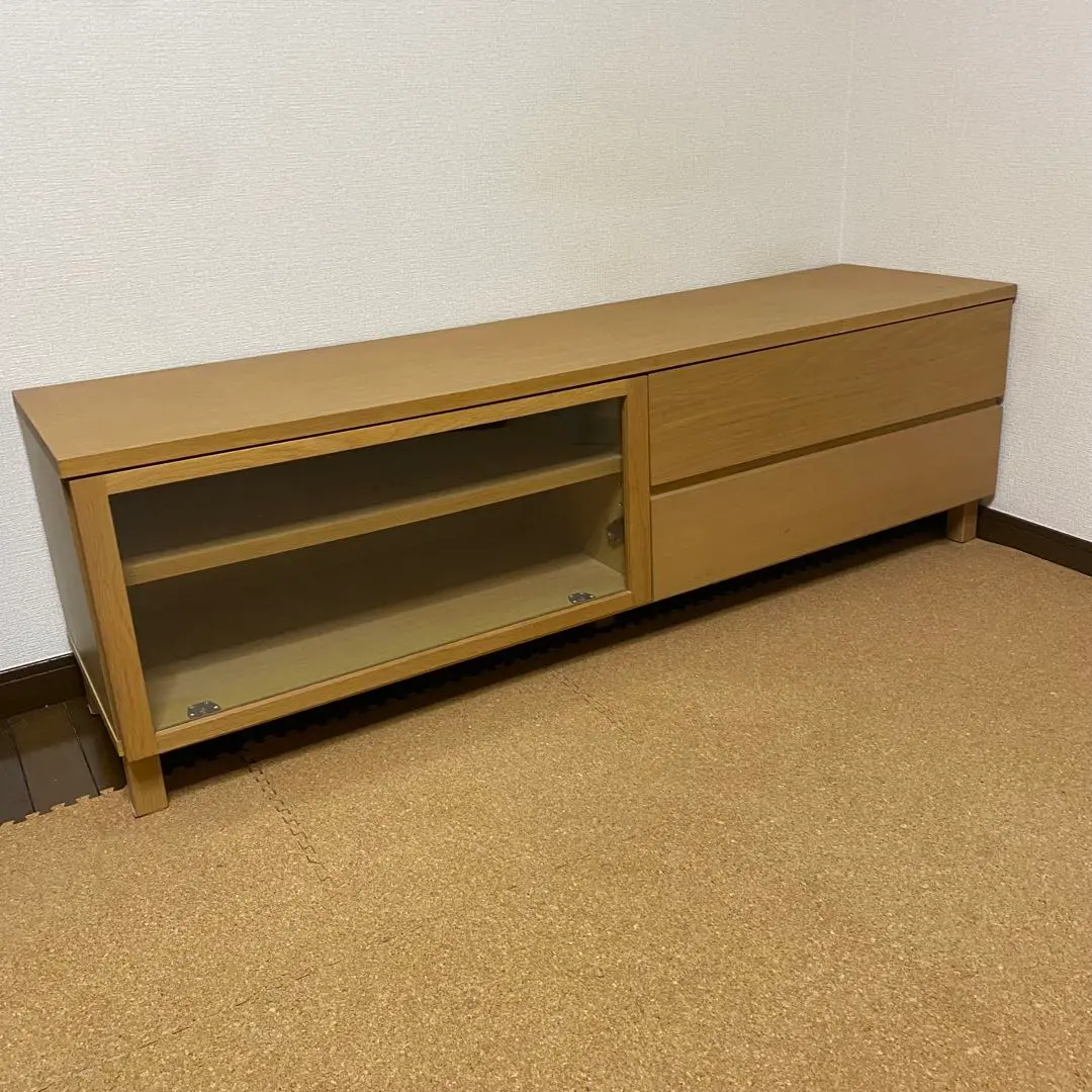 無印良品 テレビ台 150㎝ 木製AVラック・幅150cm・オーク材 | 無印良品