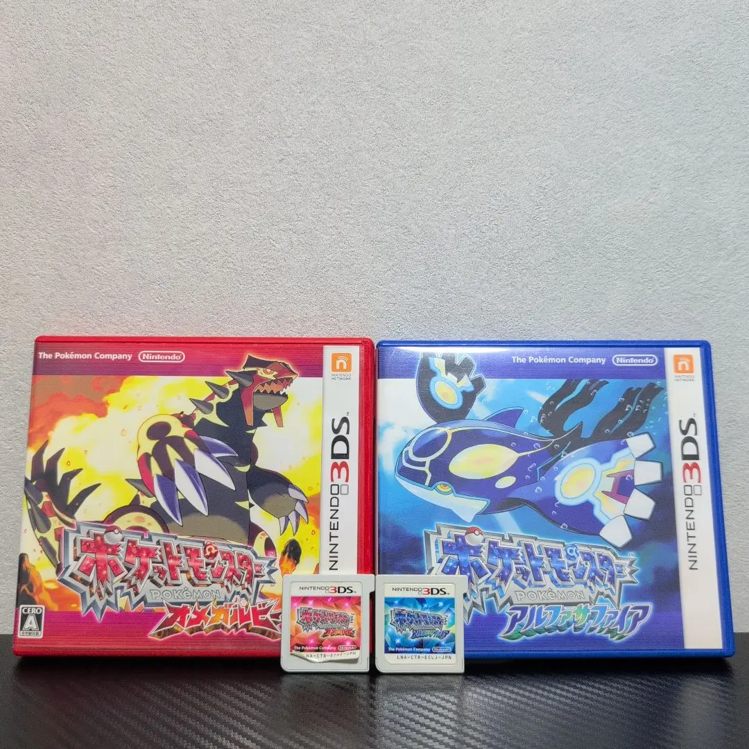 【動作確認】 ポケットモンスター オメガルビー アルファサファイア 中古 土日限定価格 【 ポケモン ORASセット】 オメガルビー アルファ