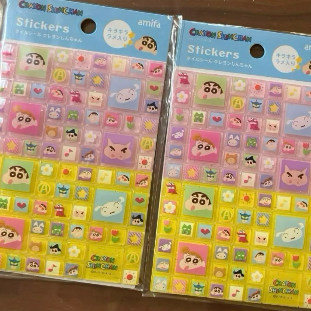 Thumbnail of Crayon Shin-chan Tile Stickers Block Stickers 3D Heisei Retro Glitter