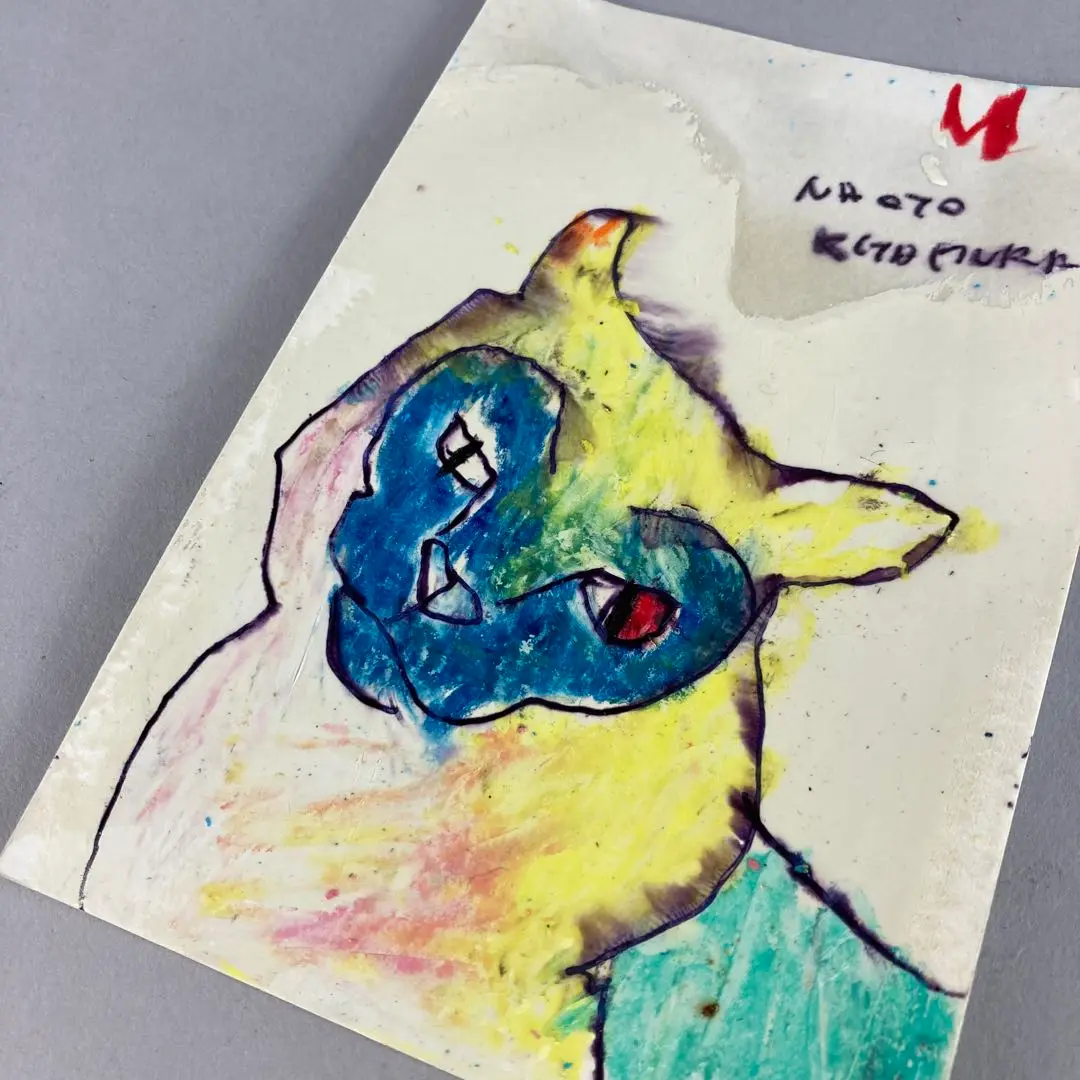 初期の北村直澄作品/NAOTO KITAMURA /原画 F3/ねこ 初期の北村直澄作品/NAOTO KITAMURA /原画 F3/ねこ