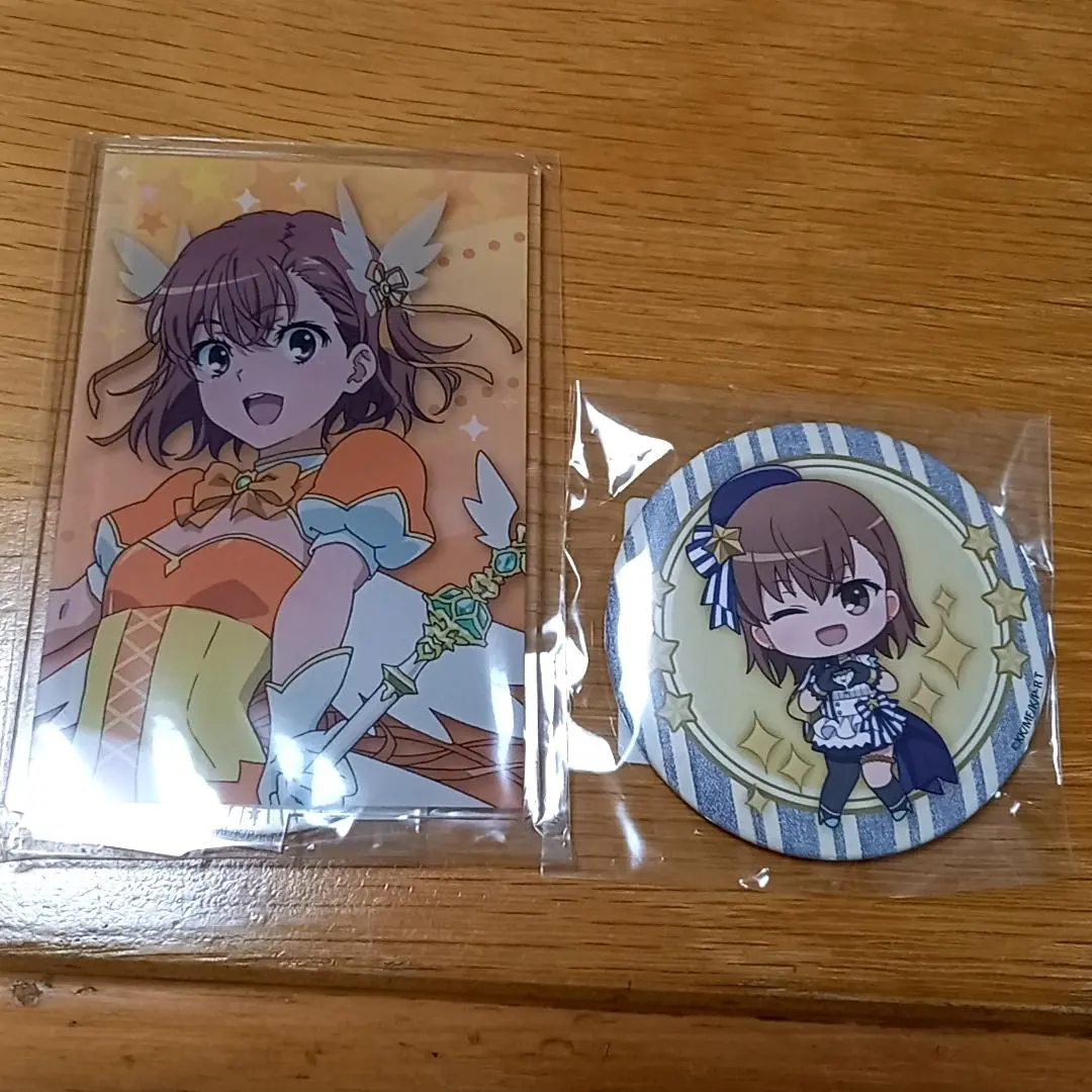 Thumbnail of A Certain Scientific Railgun Kujibikido Acrylic Stand Can Badge Magical Girl Idol