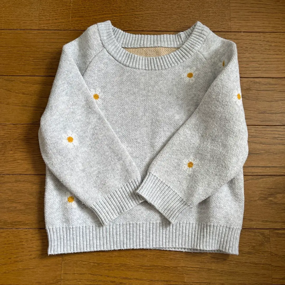 Thumbnail of SHEIN Gray Dot Knit Sweater 12-18M 80cm