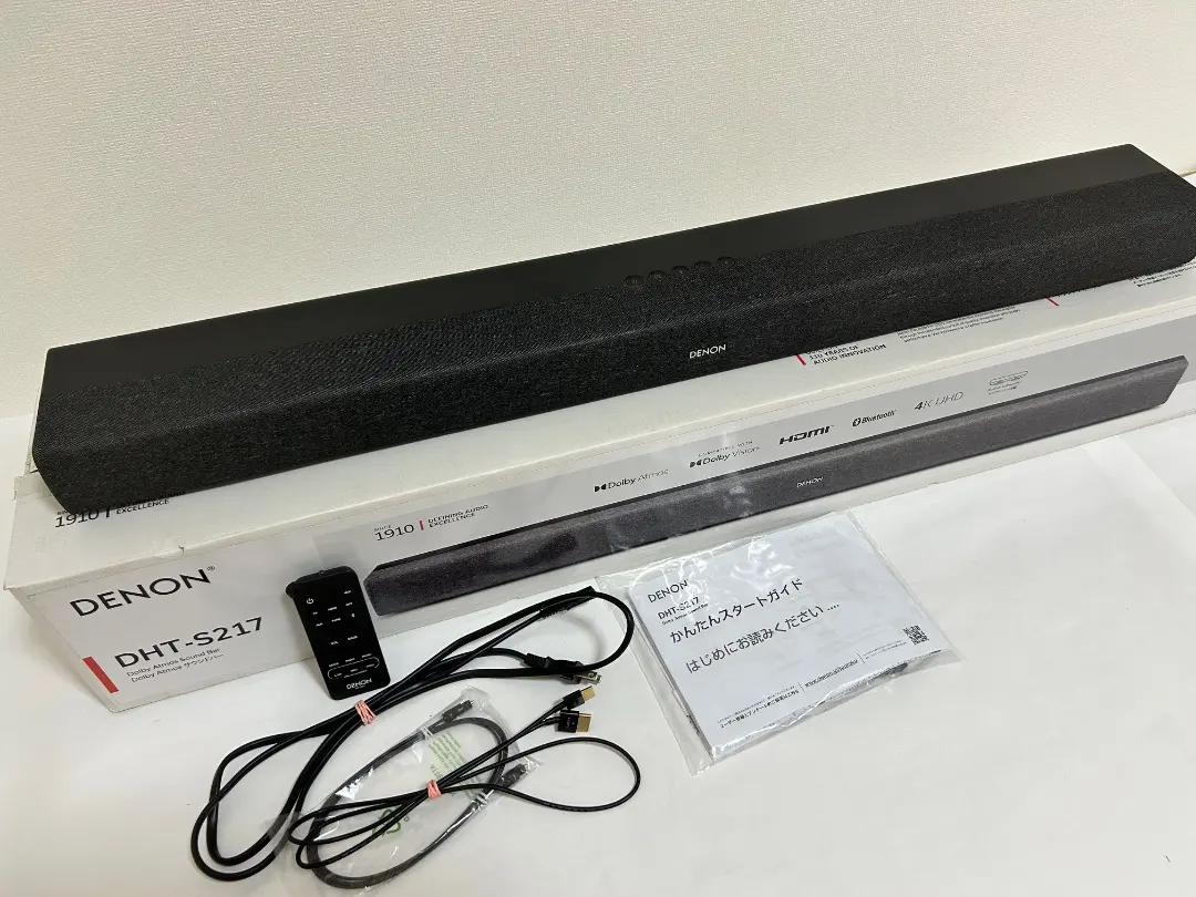[新品未開封]DENON DHT-S217 ブラック DHT-S217 - デュアルサブウーハー内蔵サウンドバー | Denon - 日本