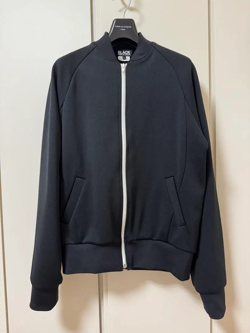 コムデギャルソン BLACK ネイビー×黒 綿素材 ジャケット COMME des GARCONS HOMME コムデギャルソンオム HJ-04015L 90s 3