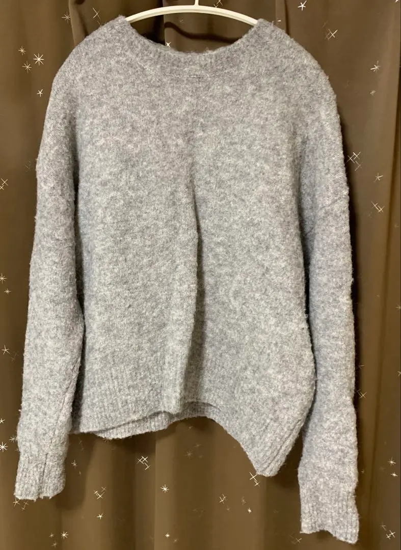 Thumbnail of Mila Owen gray long-sleeved knit sweater